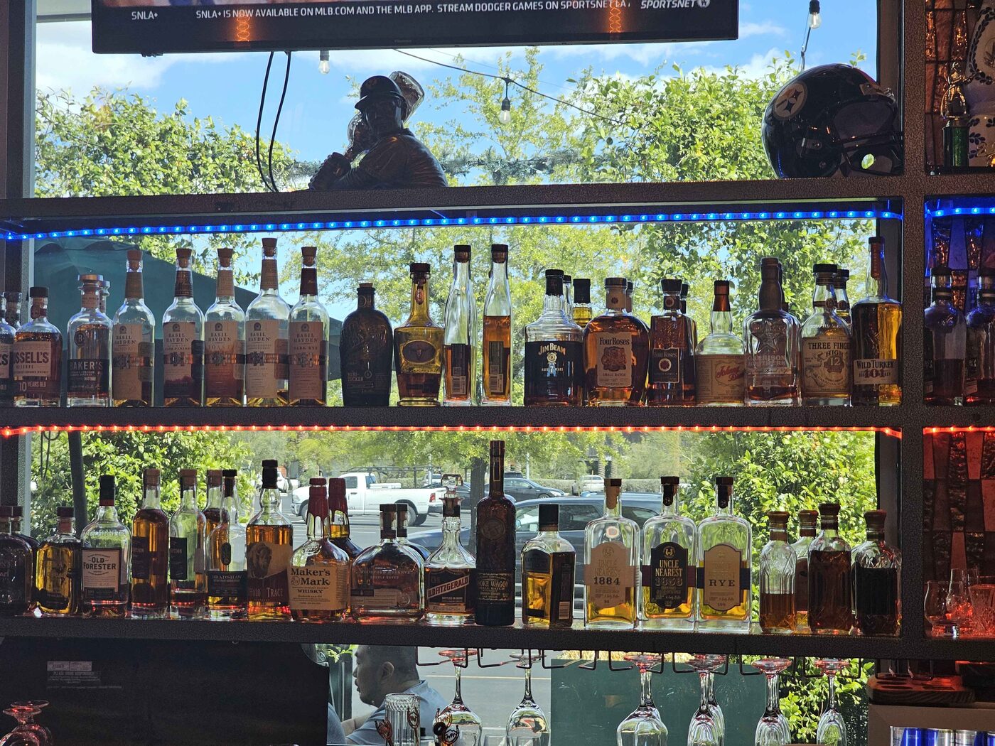 Back bar — real KIM scan